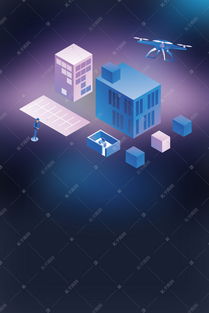 藍色無人機科技 租賃服務宣傳與千庫網免費背景圖下載指南